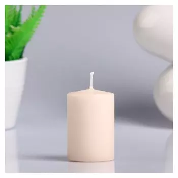 Свеча пеньковая ароматическая Персик 4х6 см