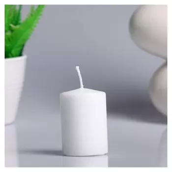 Свеча пеньковая ароматическая Жасмин 4х6 см