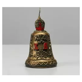 Свеча резная "Пасхальный колокольчик", бронза, 7х11 см, 140 гр