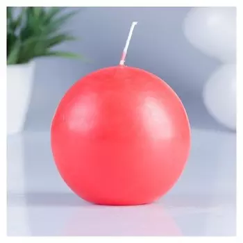 Свеча шар 80 см Красный