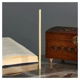 Свечи ритуальные восковые, 18 см, 5 штук, белые