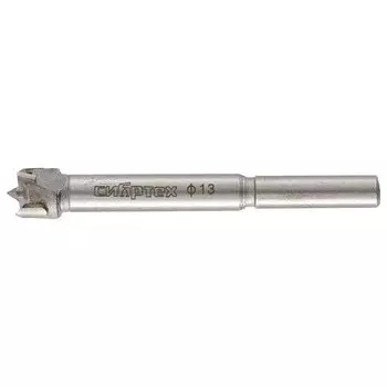 Сверло форстнера по дереву, 13 мм, цилиндрический хвостовик