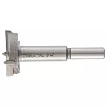 Сверло форстнера по дереву, 42 мм, цилиндрический хвостовик