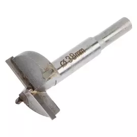 Сверло форстнера Tundra, твердосплавные пластины, цилиндрический хвостовик, 38 мм