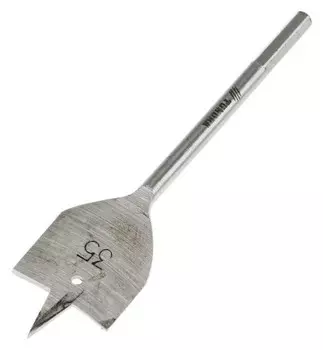 Сверло по дереву перовое Tundra, шестигранный хвостовик, 35 х 152 мм