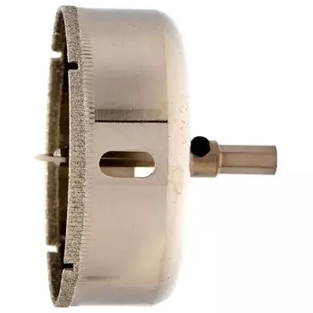 Сверло по керамической плитке и стеклу, 75 х 55 мм, шестигранный хвостовик, с центрующим сверлом