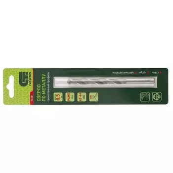 Сверло по металлу, 8.5 мм, р6м5