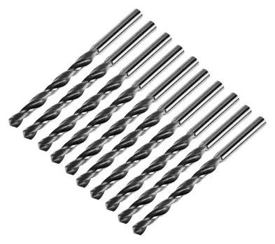 Сверло по металлу, D=6 мм, цилиндрический хвостовик, 10 шт., гост 10902