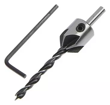 Сверло с зенкером Tundra, 5 х 85 мм