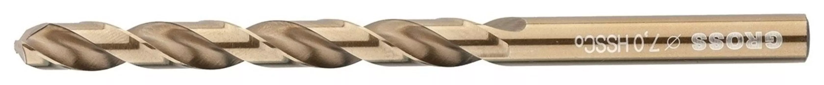 Сверло спиральное по металлу, 7 мм, Hss-co