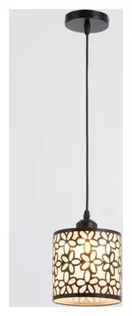 Светильник 1954/1bk E27 40вт черный 15х15х22-122 см