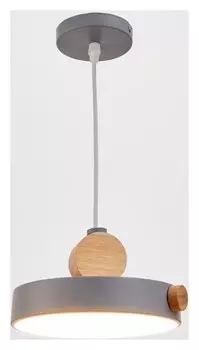 Светильник 2034840/1 LED 8Вт 3 режима 3000-6000к серый 20х21,5х17 см