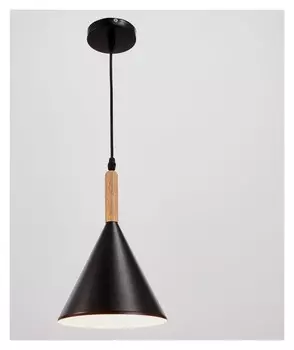 Светильник 2034845/1 E27 40вт черный 19,5х19,5х28 см