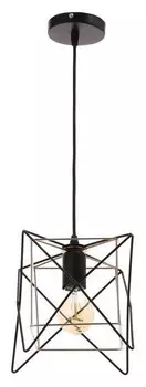 Светильник 669918/1 E27 40вт черный-золото 18х18х118 см