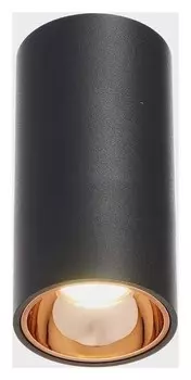 Светильник 671511/1 LED 7Вт черный-золото 5,5х5,5х10 см
