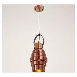 Светильник 88501/1 E27 40вт красная медь-черный 14х14х34-134 см