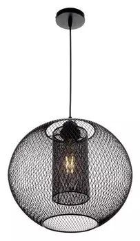 Светильник "Чарльтон" 1xe27 40вт черный 32х32х100 см.