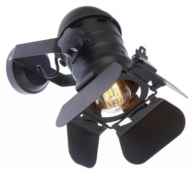 Светильник "Кино" 1x60w E27 черный 30x30x35 см