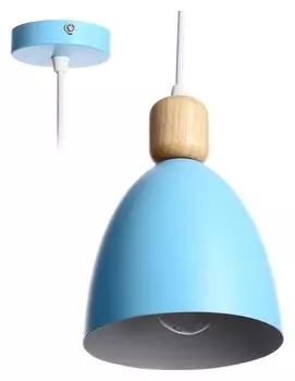 Светильник "Колпак" 1х40вт E27 синий 14х14х100 см.