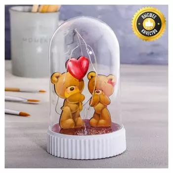 Светильник Мишка с фигурками