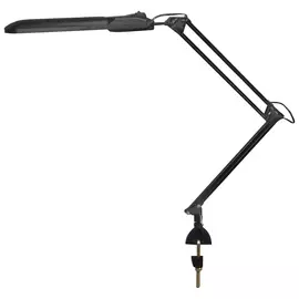 Светильник настольный "Дельта", на струбцине, люминесцентный, 11 Вт, черный, высота 70 см, 2G7