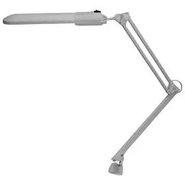 Светильник настольный "Дельта", на струбцине, люминесцентный, 11 Вт, серый, высота 70 см, 2G7