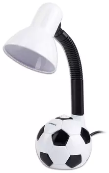 Светильник настольный SONNEN OU-503, на подставке, цоколь Е27, "Мяч", белый