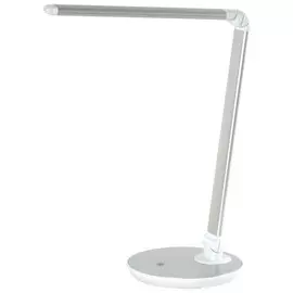 Светильник настольный SONNEN PH-3609, на подставке, светодиодный, 9 Вт, алюминий, серебристый