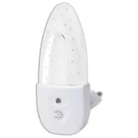 Светильник-ночник ЭРА Nn-619 "Ракета", светодиодный, с сенсором света, детский, белый, Nn-619-ls-w