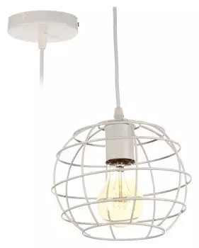 Светильник "Нола" 1х60вт E27 белый 16х16х100 см.