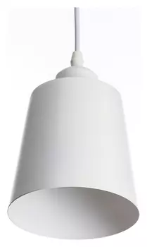 Светильник подвесной "Цилиндр" 1x40вт E27 белый 13х13х16-96 см