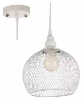 Светильник "Шар" 1х40вт E27 белый 22х22х100 см.