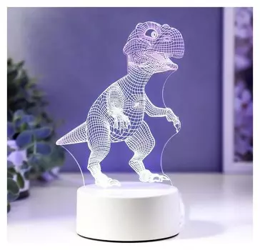 Светильник "Тираннозавр" LED RGB от сети