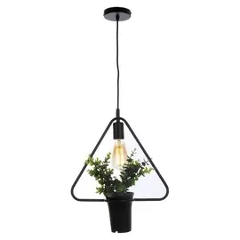 Светильник "Треугольник" черный 1x40w E27 12x34x48 см