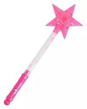 Световая палочка "Звёздочка", цвет розовый