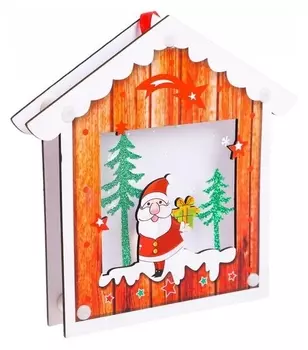 Световой декор на подвеске «Домик» 18 см