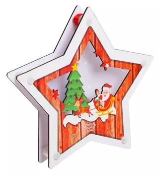 Световой декор на подвеске «Звезда» 18×18×2 см