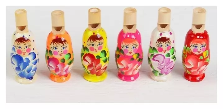 Свистулька «Матрёшка расписная», микс