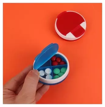 Таблетница, 4 секции