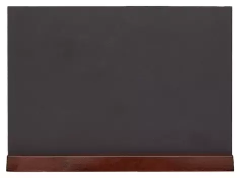 Табличка меловая настольная Attache А4 горизонт двуст-я на дерев. подставке