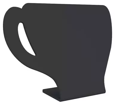 Табличка настольная меловая Attache кружка 115x150мм 5шт/уп