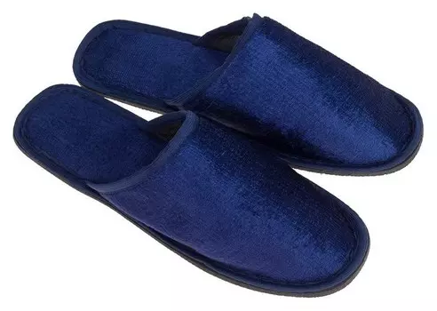 Тапочки мужские,цвет синий, размер 44-45