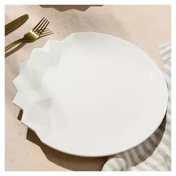 Тарелка "Айсберг", белая, 27 см