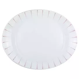 Тарелка Billbarri 500036 Martine 30 см, опаловое стекло