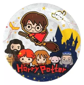 Тарелка бумажная «Гарри поттер», 18 см, 6 шт.