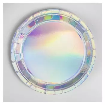 Тарелка бумажная, набор 6 шт.