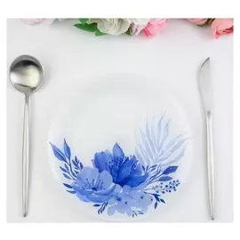 Тарелка "Цветы", 20 см