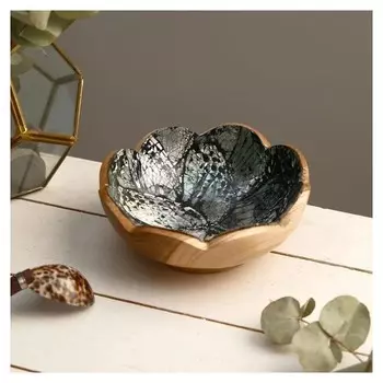 Тарелка "Дарма" 14,5х14,5х5 см дерево