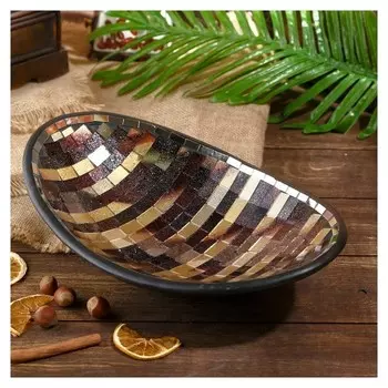 Тарелка декоративная "Мэриэл" керамика 30х20х7,5 см