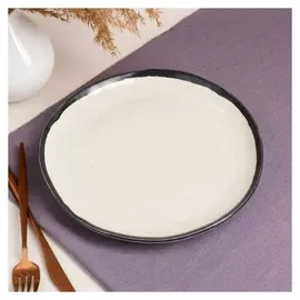 Тарелка "Круглая", графит лайт, 24 см